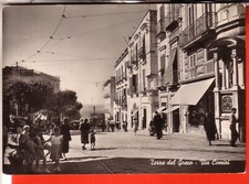 CARTOLINA  TORRE DEL GRECO B/N   VIAGGIATA  1951  VIA COMINI ANIMATA