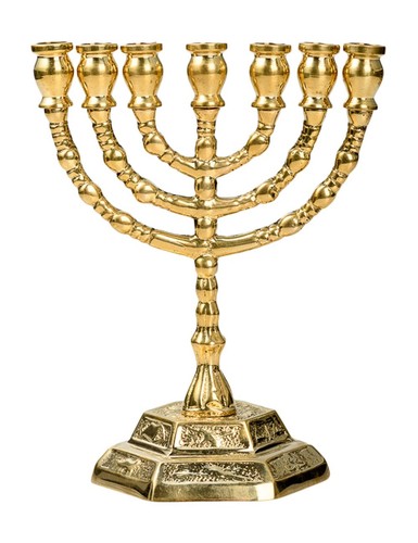 Menorah ebraica vintage - menorah,