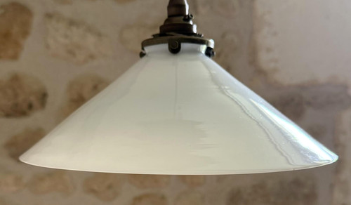 Vintage french opaline ceiling - vintage,
