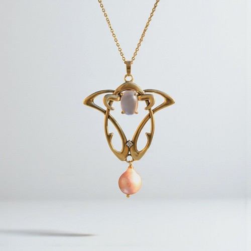 Collana pendente dorato - pendente,