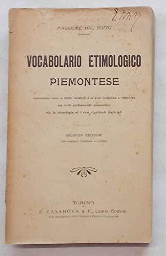 Vocabolario etimologico - vocabolario,