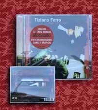 TIZIANO FERRO "ROJO RELATIVO" RARO CD IMPORT SUDAMERICA 3 BONUS - AUTOGRAFATO