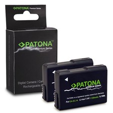 2x Batteria HQ PATONA EN-EL14
