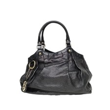 GUCCI Handbag Black Calfskin
