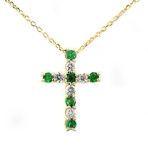 Collana con croce - con,