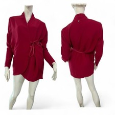 TWIN SET Giacca spolverino magenta fucsia Tg XS Oversize