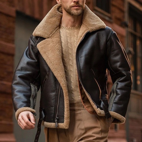 Giubbotto uomo raf marrone - giubbotto,