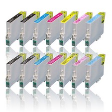 14 cartucce inchiostro compatibili per Epson Stylus R265 R285 R360 RX560 RX585 RX685