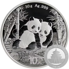 Panda 2026 moneta argento 30 g