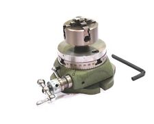 Piccolo Tavolo Rotante Orologiaio 2-3/4" (2,75 Pollici) con Mandrino da 50 mm e Piastra Posteriore