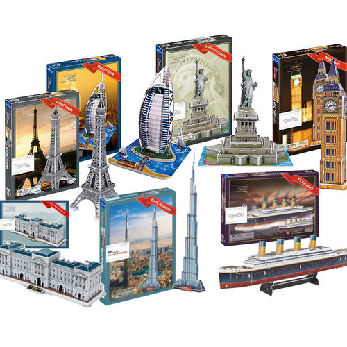 Modelli puzzle stazione - puzzle, 3d