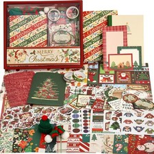 Kit scrapbooking diario spazzatura natalizio