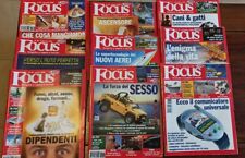 9 RIVISTE FOCUS 1998 