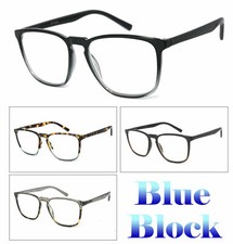 Occhiali Blu Quadrati Anti