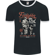 T-shirt uomo pompiere festa