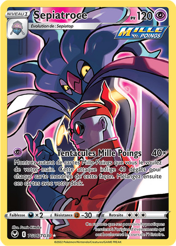 Carte pokémon sepiatroce - carte,