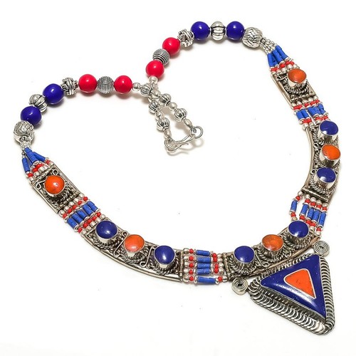 Collana turchese corallo rosso