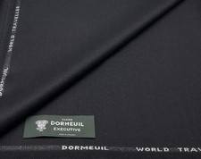 Tessuto Tuta Nero Twill Lana