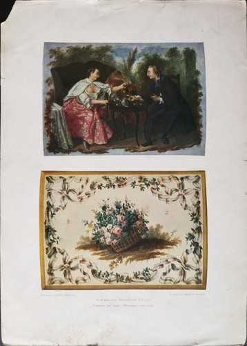 Antica stampa colori - stampa,