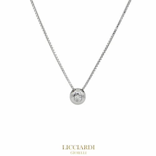 Collana donna punto - luce, oro