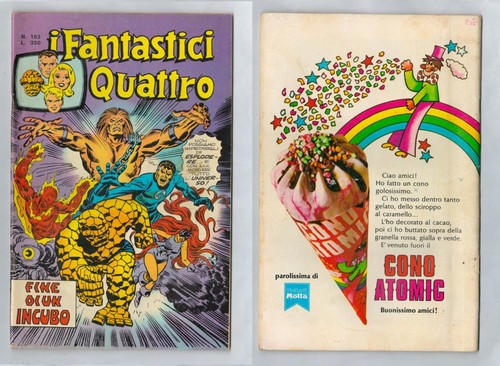 Fantastici quattro 163 - fantastici, n.