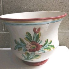 PORTAVASO IN CERAMICA DIPINTO