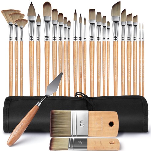 Set pennelli pittura - set, acrilica