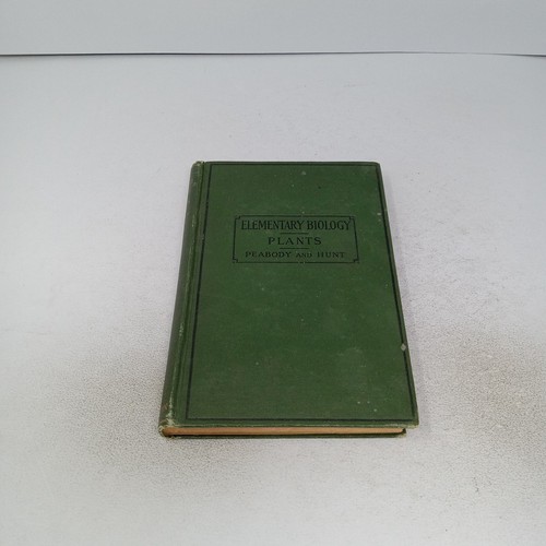 Elementary plant biology - biology:, 1912