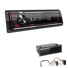 Kenwood 1-DIN autoradio Bluetooth USB AUX per Volkswagen VW Golf IV 1997-2003