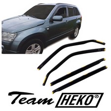 Deflettori Aria Per Suzuki Grand Vitara 2005-2015 5-Porte Set 4 Antivento Heko