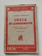 Lucia di Lammermoor - Gaetano Donizetti - Erta ed.-1932