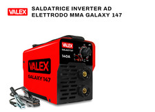 VALEX SALDATRICE INVERTER VENTILATA  GALAXI 147 ELETTRODI LEGGERA FACILE 1851116