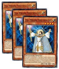 Playset 3X :  LYLA STREGONA FEDELE DELLA LUCE in Italiano Comune YUGIOH