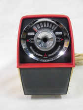 temperamatite elettrico vintage Mitsubishi ES-10 ROSSO testato funzionante retrò