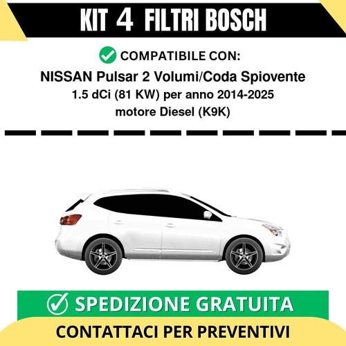 Kit filtri bosch - kit, 4