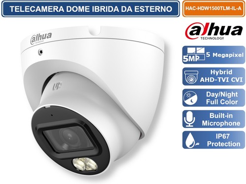 Telecamera dome ibrida smart - dome,