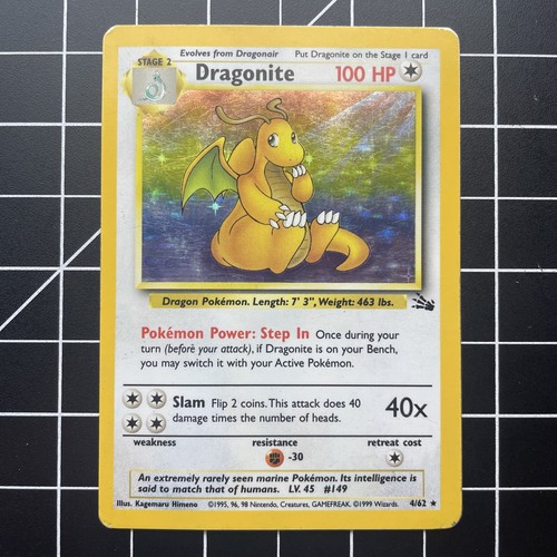 Dragonite fossil holo - dragonite,