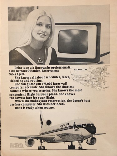 1974 delta airlines stampa - airlines,