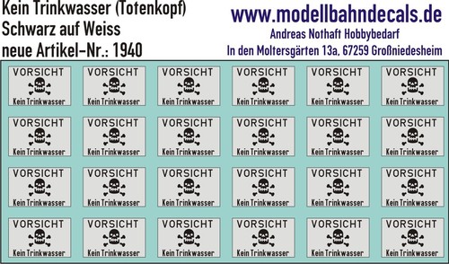 Totenkopf - (kein, trinkwasser)
