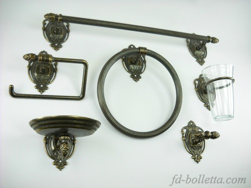 Set bagno ottone - da,