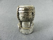 Tappo di bottgilia pubblicitario da collezione Argentato 2000 Auguri Sughero 