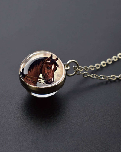 Collana con ciondolo mezza - collana,