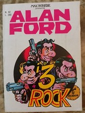 ALAN FORD N. 62 Agosto 1974 I 3 ROCK EDIZIONI CORNO NUOVO OTTIMO L.250 LEGGI
