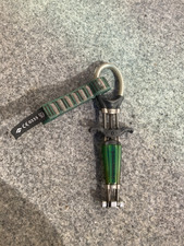 RARO! Black Diamond C3 Camalot Taglia #0 VERDE Trad Big Wall Attrezzatura da Arrampicata su Roccia