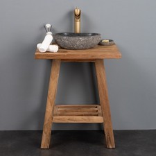 Lavabo in legno di teak