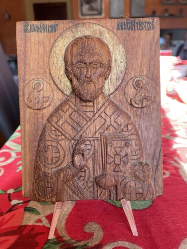 Icona russa san nicola primi - russa,