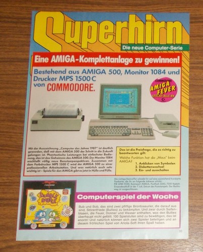 Rara pubblicità commodore - rara,