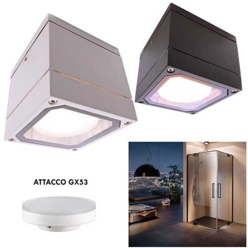 Faretto quadrato soffitto - , box
