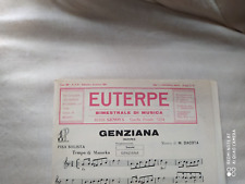 M. DACOTA "GENZIANA" - A. GURRIERI "CIAO CLARINO" - 1984 - ED. EUTERPE - GENOVA