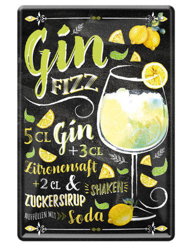 Targa latta gin - , in